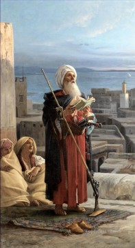 La Priere Du Soir A Tanger Jean Jules Antoine Lecomte du Nouy Realismo orientalista Araber Pinturas al óleo